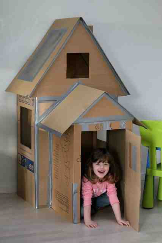 cardboard play houses